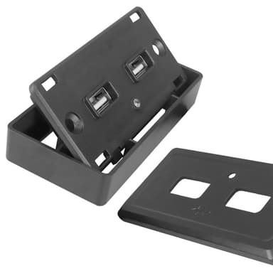 Biloplader Ladepanel med 2 USB-stik