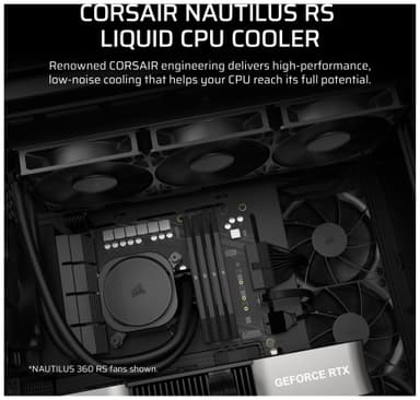 Corsair Nautilus 240mm RS CPU-vandkøler (sort)