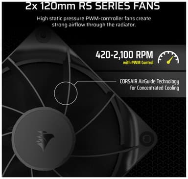 Corsair Nautilus 240mm RS CPU-vandkøler (sort)