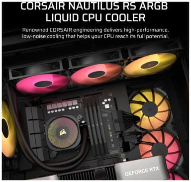Corsair Nautilus 360mm RS ARGB CPU-vandkøler (sort)
