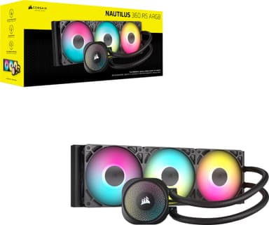 Corsair Nautilus 360mm RS ARGB CPU-vandkøler (sort)