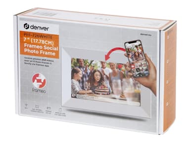 Denver FRAMEO PFF-726 Digital fotoramme 7 Hvid