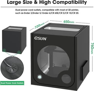 eSUN eEnclosure til 3D-printere