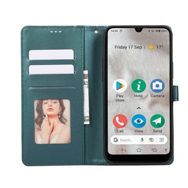 Blush mobilcover 3-kort Doro 8110 - Forest Green