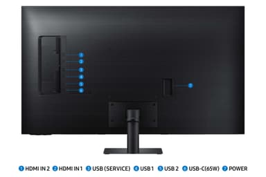 Samsung Smart Monitor M7 43" skærm (sort)
