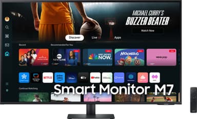 Samsung Smart Monitor M7 43" skærm (sort)