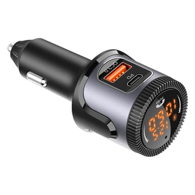 FM-sender Bluetooth-sender med hurtig opladning