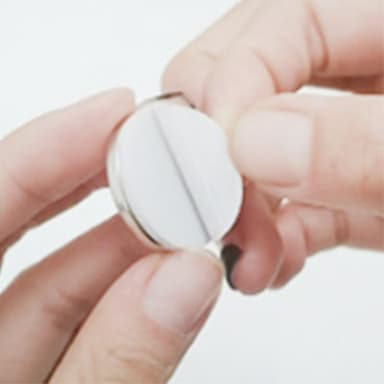 10-pak super stærke neodymmagneter med selvklæbende bagside Sølv 8 x 3 mm