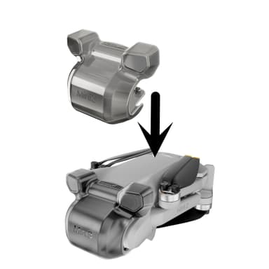 Mini 3 kardanbeskytter – Linsedæksel Støvtæt hætte til DJI Mini 3 Drone – Gennemsigtig sort