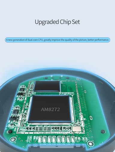 Trådløs HDM donglemodtager 4K 2.4G 1080P Sort