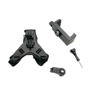 Motorcykelhjelm Chin Mount Kits til GoPro Hero 9/8/7/6, Sargo, Xiaomi Yi, DJI Sort