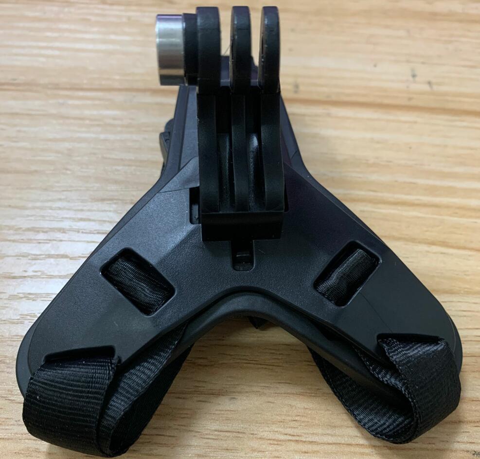 Motorcykelhjelm Chin Mount Kits til GoPro Hero 9/8/7/6, Sargo, Xiaomi Yi, DJI Sort