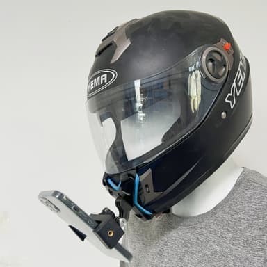 Motorcykelhjelm Chin Mount Kits til GoPro Hero 9/8/7/6, Sargo, Xiaomi Yi, DJI Sort