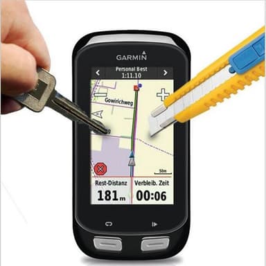 Skærmbeskytter i hærdet glas til Garmin Edge 520 / 820