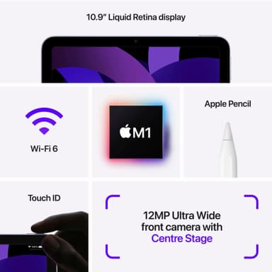 DEMO iPad Air 2022 64 GB WiFi (lilla)