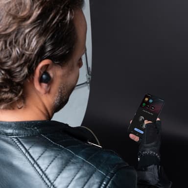 JLab Go Pop ANC true wireless in-ear høretelefoner (sort)