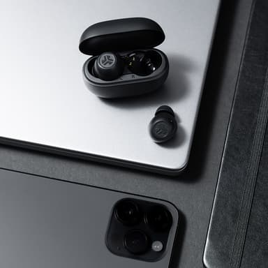 JLab Go Pop ANC true wireless in-ear høretelefoner (sort)