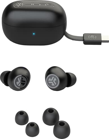 JLab Go Pop ANC true wireless in-ear høretelefoner (sort)