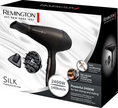 Remington Silk hårtørrer AC9095 (sort)