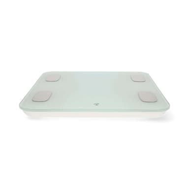 Nedis SmartLife Personvægt | Bluetooth® | Ben / BMI / BMR / Fedt / Muskler / Vand / Vægt | 12 | Maksimal belastning: 180 kg | Android™ / IOS | ABS / Glas | Hvid