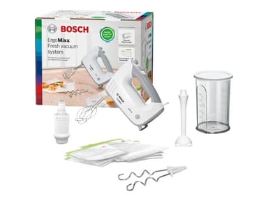 Bosch ErgoMixx MFQ364V0 Håndmixer Turbofunktion Hvid | Elgiganten ...