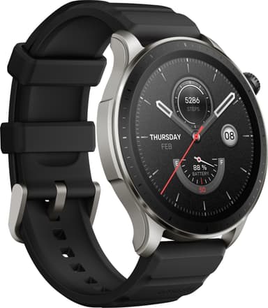 Amazfit GTR 4 -älykello, Superspeed Black