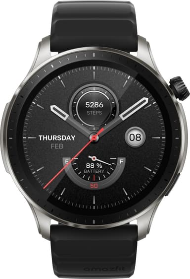 Amazfit GTR 4 -älykello, Superspeed Black