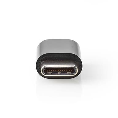 Nedis USB-C™ Adapter | USB 2.0 | USB-C™ Han | USB Micro-B Hun | 480 Mbps | Runde | Nikkelplateret | Sort | Konvolut