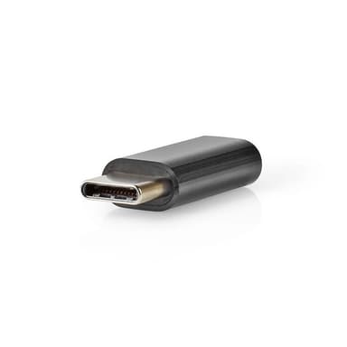Nedis USB-C™ Adapter | USB 2.0 | USB-C™ Han | USB Micro-B Hun | 480 Mbps | Runde | Nikkelplateret | Sort | Konvolut