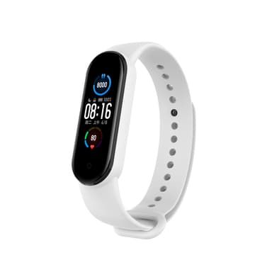 Armbånd til Xiaomi Mi Band 6/5, Huami Amazfit Band 5 Hvid