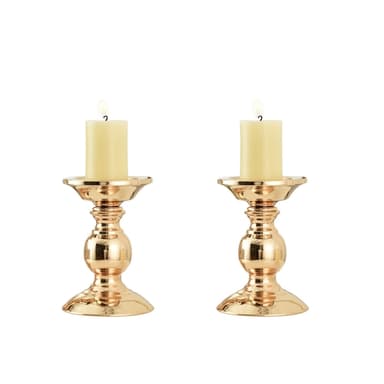 2 pakker jule lysestage til boligindretning bar fest bryllup Guld