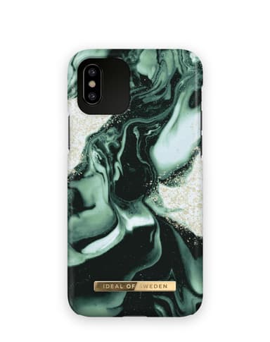 Printed Case iPhone 11P/XS/X Golden Olive Marb