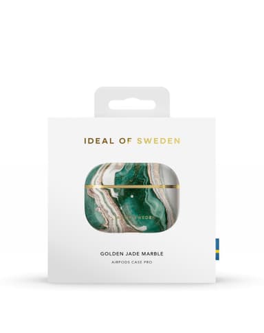 Printed AirPods Case PRO 1/2 Golden Jade Marble