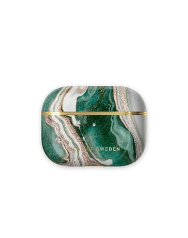 Printed AirPods Case PRO 1/2 Golden Jade Marble