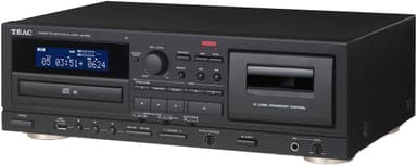 Teac AD-850-SE cd-afspiller og kassettebåndoptager (sort)