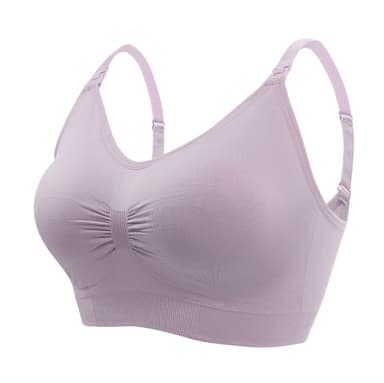 3-pak barselsbh'er (grøn + pink + kaffe) L
