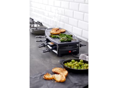 Nordic Sense Raclette 8 pers. 1000 watt Sort
