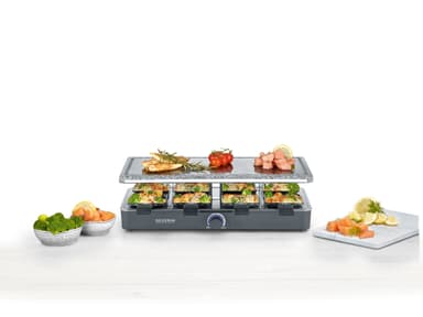 Severin Sten Raclette 8 pers. 1300 watt Natur/Sort