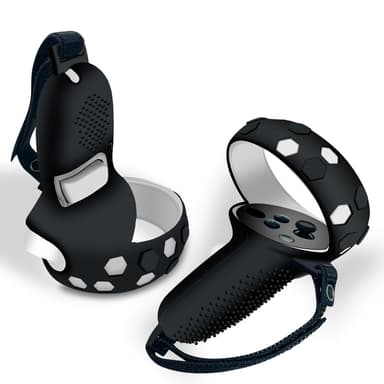 Oculus Quest 2 tilbehør, silikone face Cover, VR shell cover, linse cover etc. Sort
