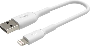 Belkin USB-A til Lightning, hvid (0,15 m)