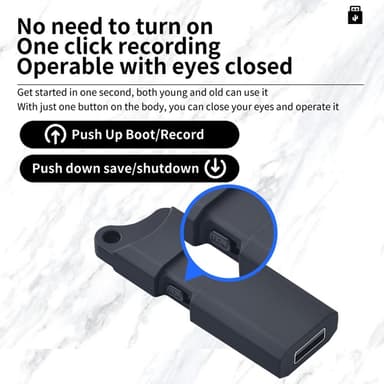 Mini diktafon støjreduktion Smart lydoptager USB-optagelse