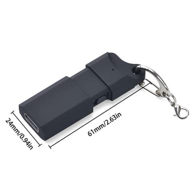 Mini diktafon støjreduktion Smart lydoptager USB-optagelse