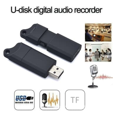 Mini diktafon støjreduktion Smart lydoptager USB-optagelse