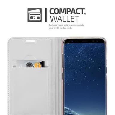 Cover Samsung Galaxy S8 Etui Case (Sølv)