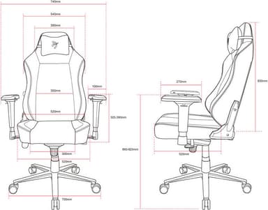 Arozzi Primo PU gaming stol (sort med sort logo)