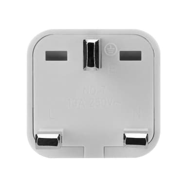 4x Stikkontaktadapter Rejsekonverter (britisk type g)