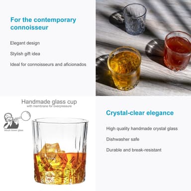 Drikkeglas Krystalglas 6x 200 ml Ædelglas Glas