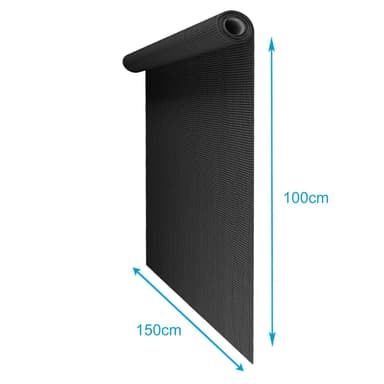 Fluenet Insektnet Vinduesdør Glasfiber 150 cm (sort)