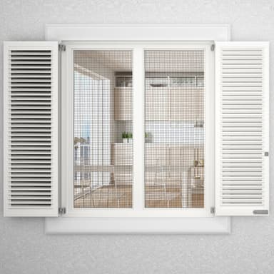 Fluenet Insektnet Vinduesdør Glasfiber 150 cm (sort)