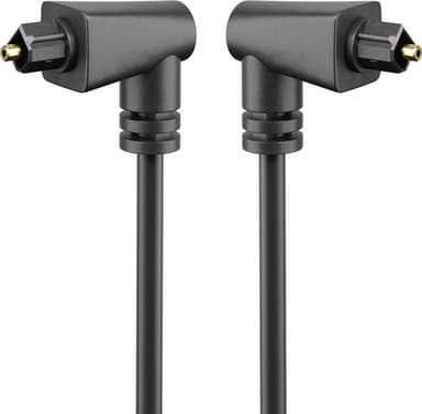 Toslink-kabel 2-fold vinklet og drejeligt